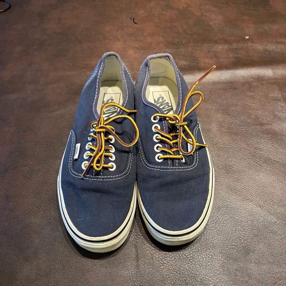 Navy blue van. Size 7.5